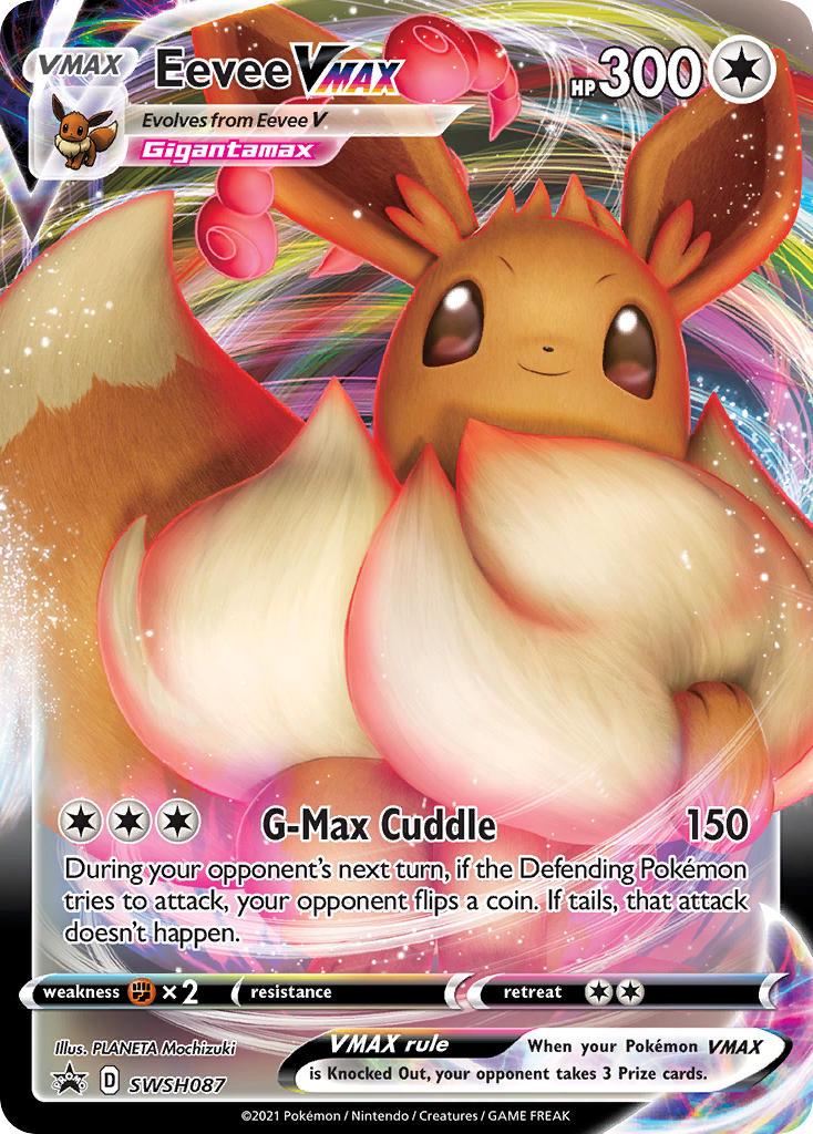 pokemon tcg card eevee vmax SWSH087